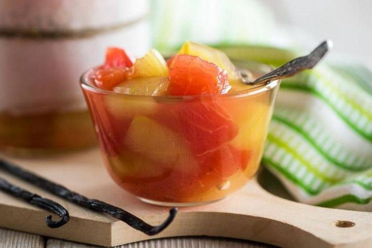 Melonen-Wassermelonen-Marmelade für den Winter