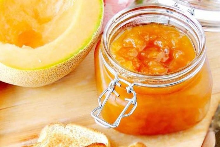 Melonenmarmelade mit Limette und Ingwer