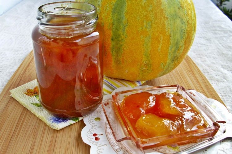 Melonenmarmelade mit Orange