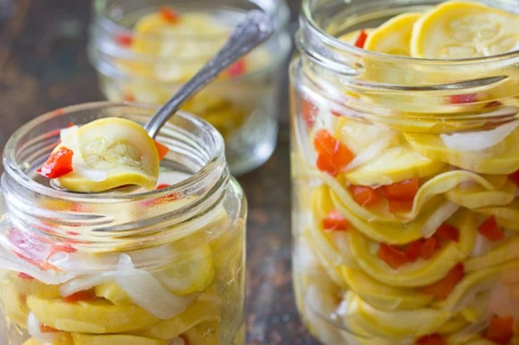 Calabacines picantes con jengibre para el invierno
