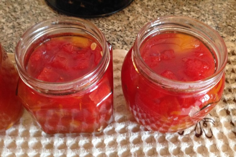 Watermelon and Melon Compote for Winter