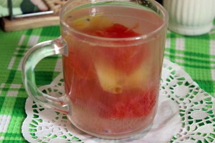 Watermelon and Apple Compote for Winter