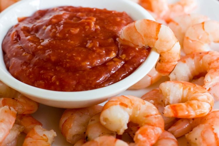 Sauce für Garnelen aus frischen Tomaten