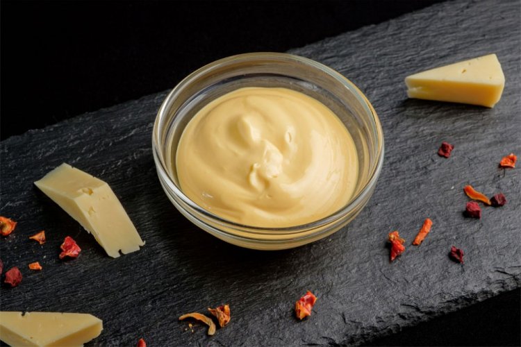 Käsesauce für Garnelen