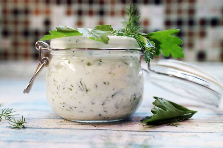 Joghurt-Sauce für Garnelen