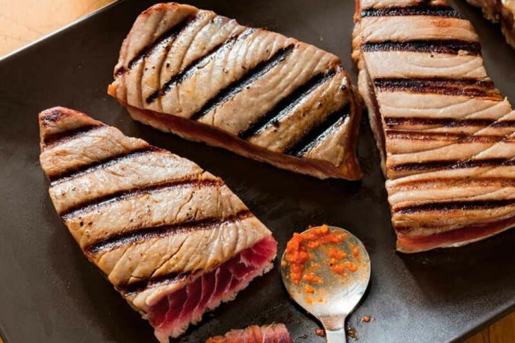 Thunfischsteak vom Elektrogrill