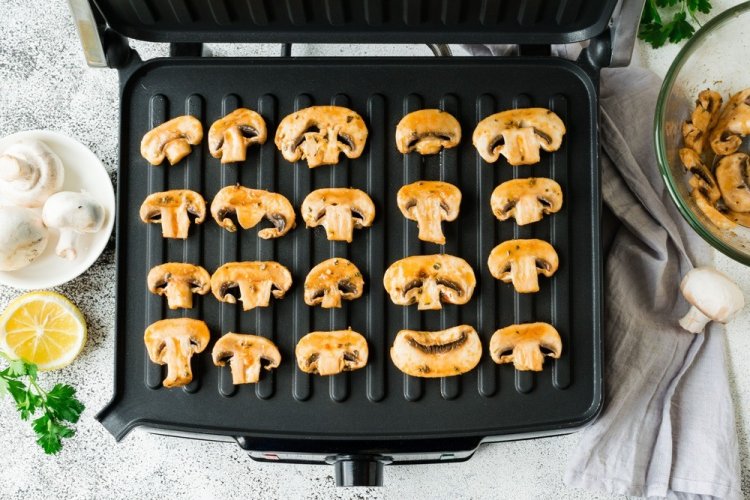 Champignons vom Elektrogrill