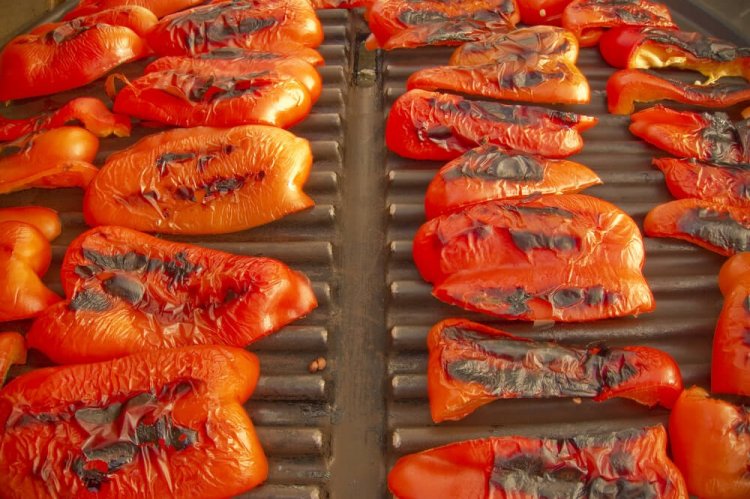 Paprika vom Elektrogrill
