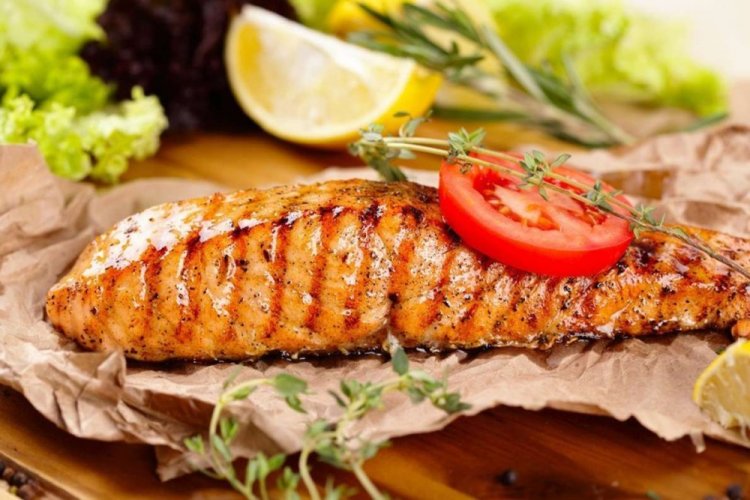 Lachs vom Grill