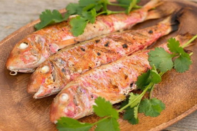 Meerbarbe vom Grill