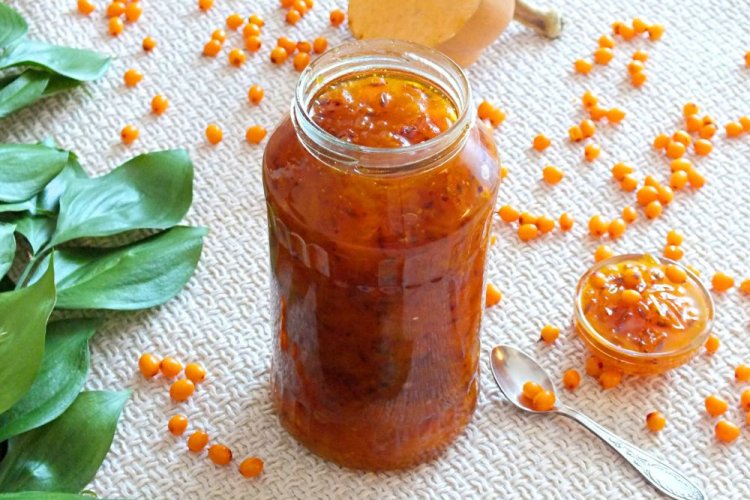 Sanddornmarmelade mit Vanille