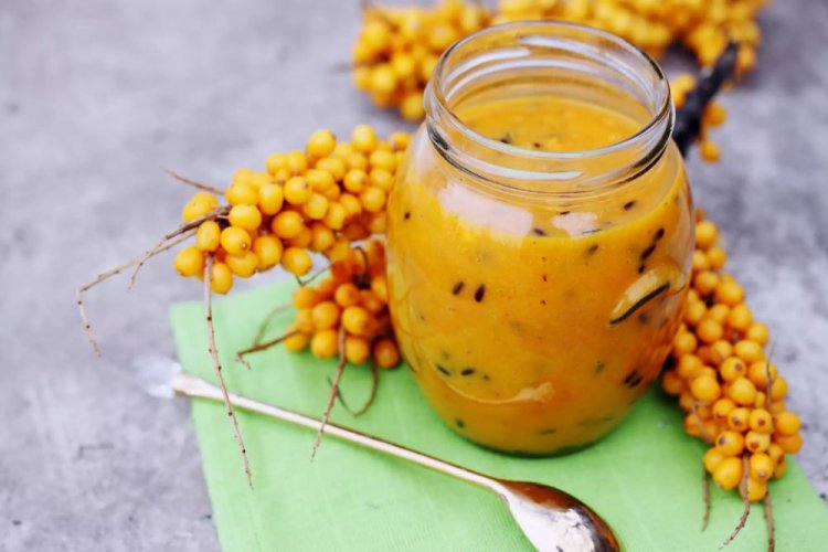 Sanddornmarmelade ohne Zucker