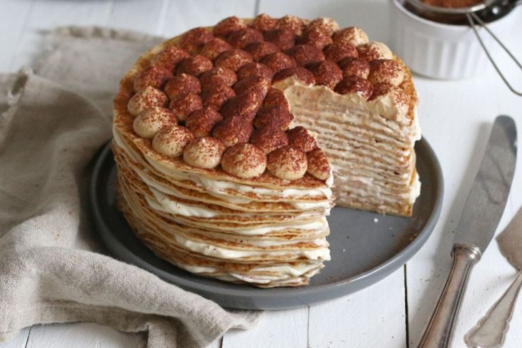 Pfannkuchentorte „Tiramisu“