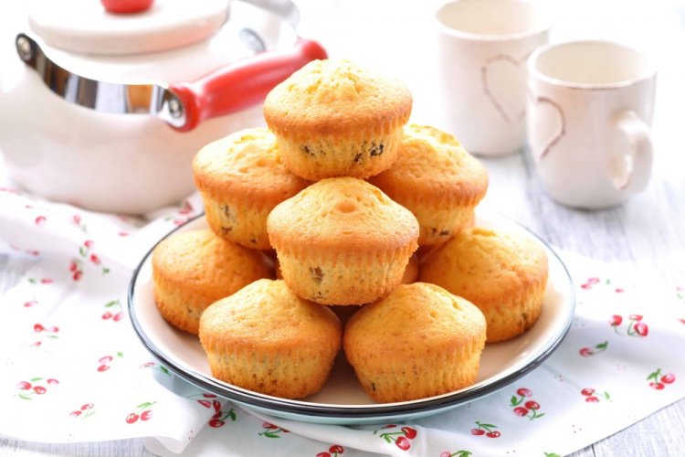 Kefir Muffins with Vegetable Oil