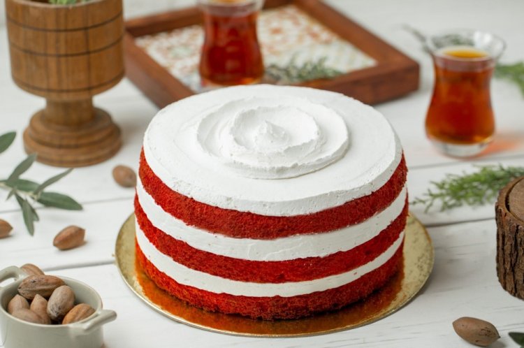 Crema para pastel Red Velvet con mantequilla