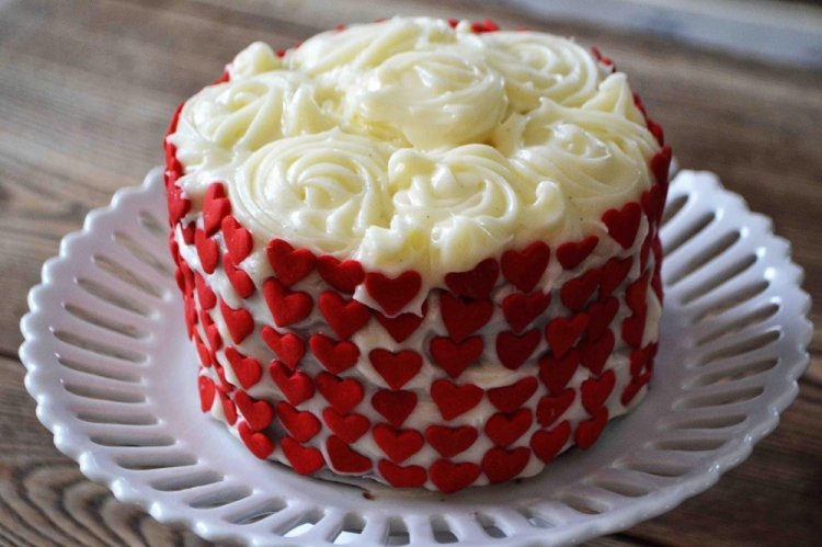 Crema pastelera para pastel Red Velvet