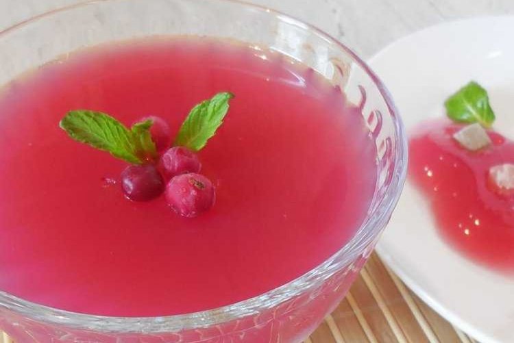 Kisel mit Gelatine