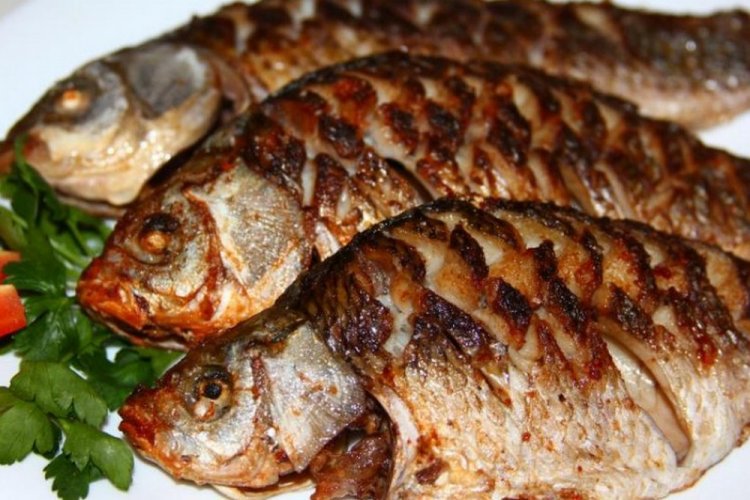 Carpas con mayonesa en el horno