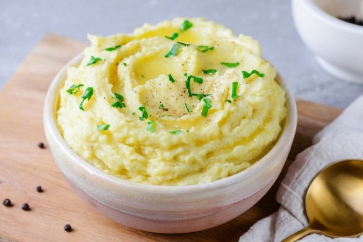 Kartoffelpüree mit Sauerrahm
