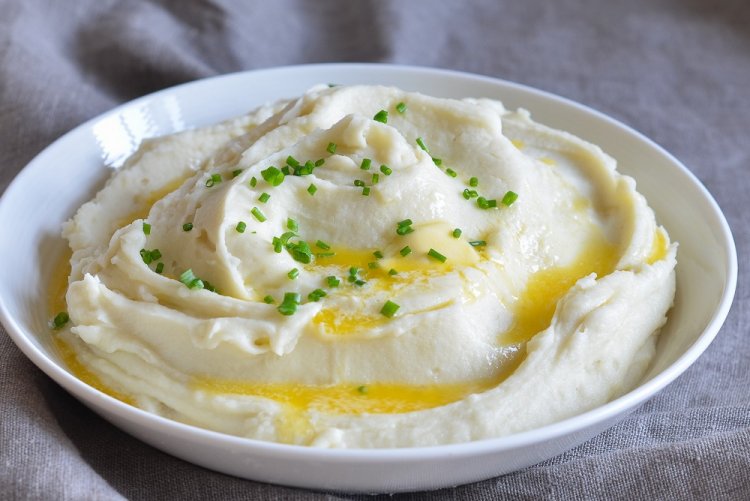 Kartoffelpüree mit Quark