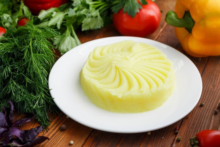 Kartoffelpüree mit Mayonnaise