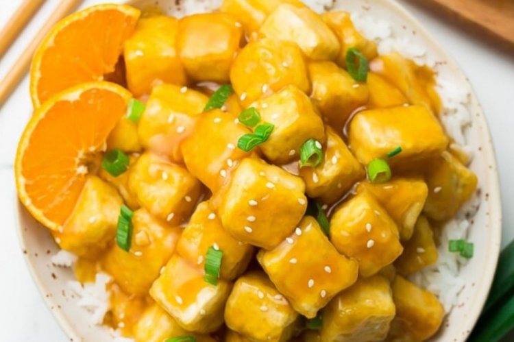 Orangen-Tofu