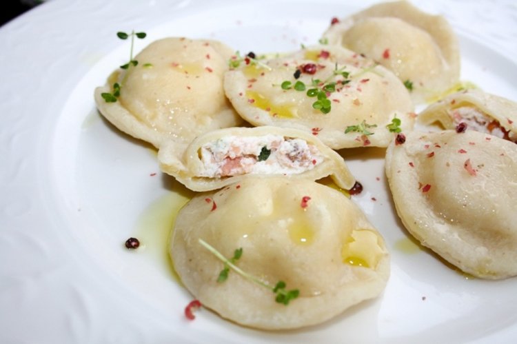 Salmon and Ricotta Filling for Varenyky