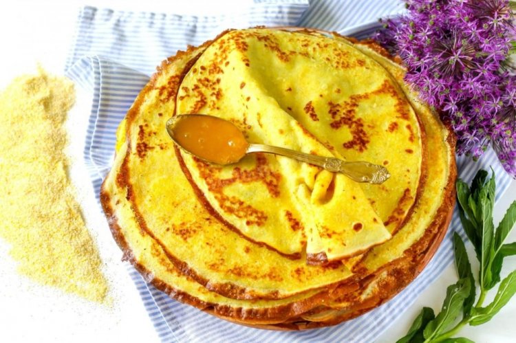 Pfannkuchen aus Maismehl