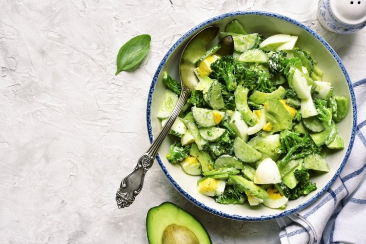 Ensalada verde con brócoli