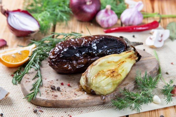 Whole Eggplant on the Grill