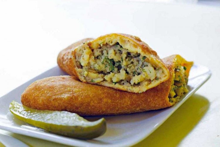 Potato Filling with Pickled Cucumbers