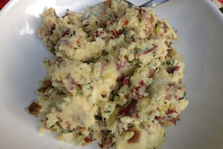 Potato Filling with Onion and Bacon