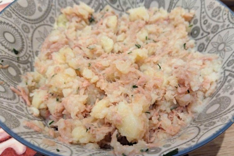 Potato Filling with Canned Tuna