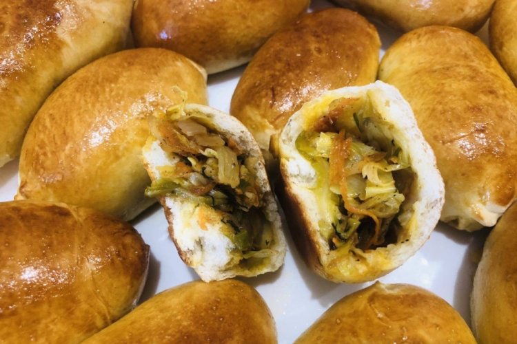 Potato Filling with Stewed Cabbage