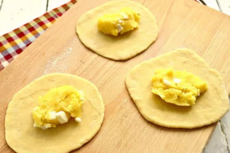 Potato Filling with Feta Cheese and Rosemary for Savory Pies