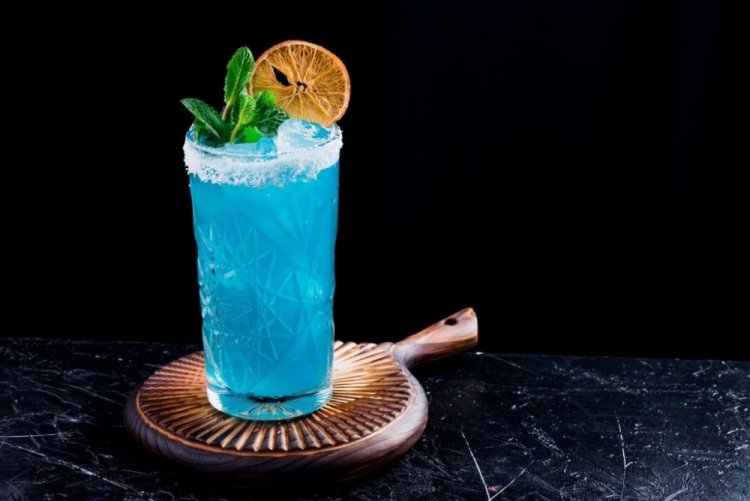 Blue Lagoon with Mint