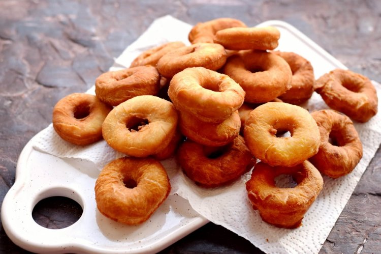 Kefir and Sour Cream Doughnuts