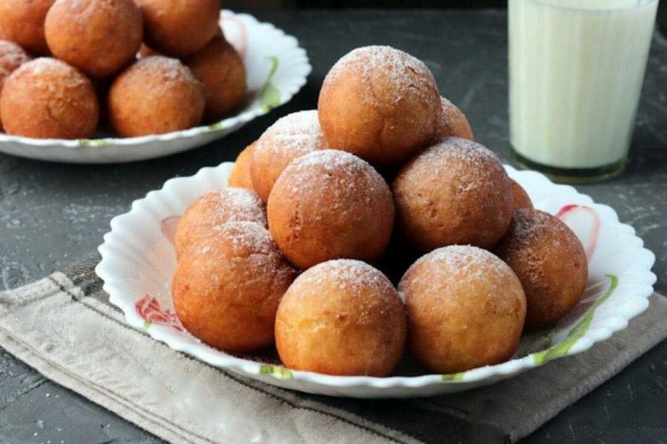 Kefir Doughnuts with Cottage Cheese