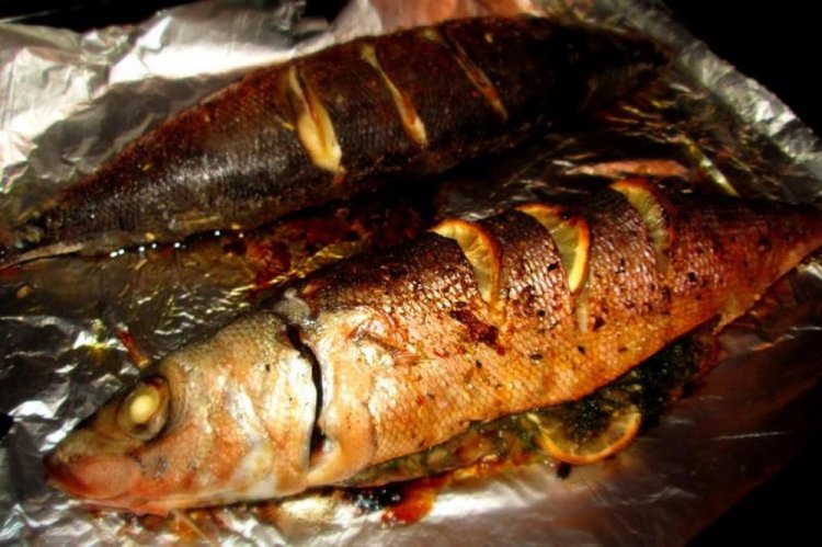 Lingcod in Foil with Butter