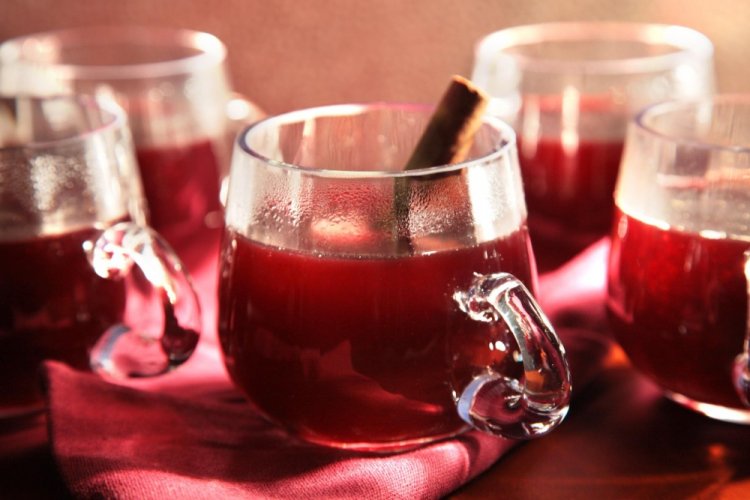 Punch with Brandy and Red Wine
