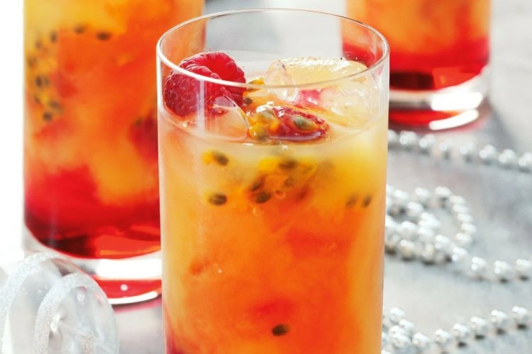 Tropical Punch with Malibu Liqueur