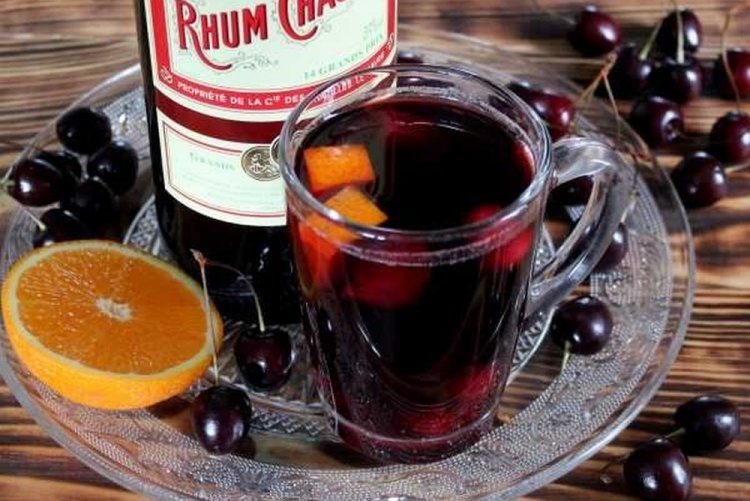 Cherry Punch with Rum