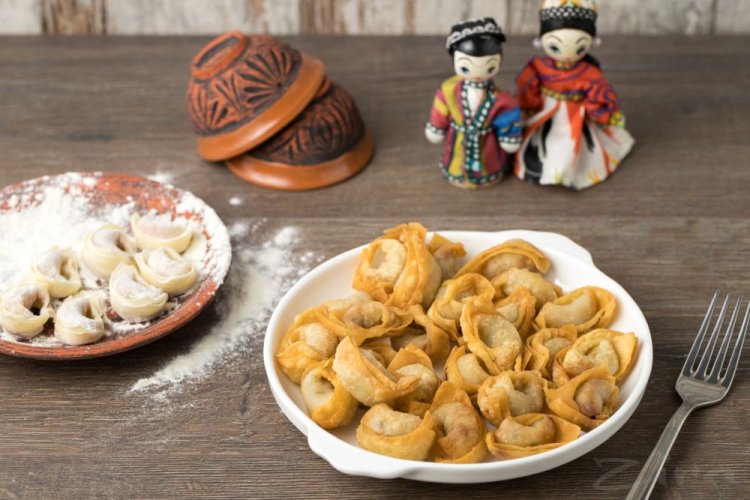 Chuchvara frito en aceite