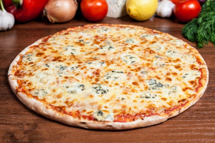 Four Cheese Pizza with Mozzarella