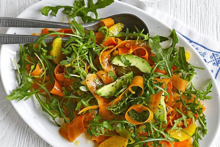 Avocado, Carrot, and Orange Salad