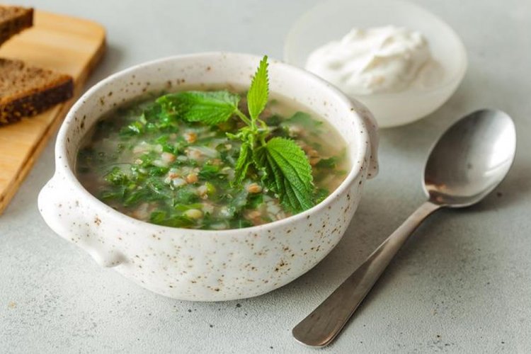 Buckwheat Soup with Nettle