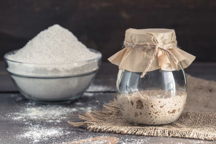 Rye Sourdough Starter for Kvass