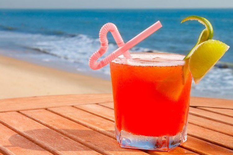 Sex on the Beach en coctelera