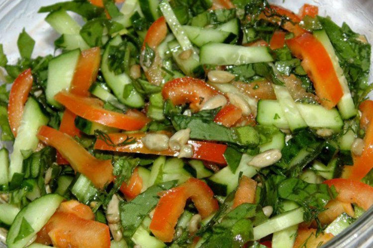 Vegetable Salad with Sorrel