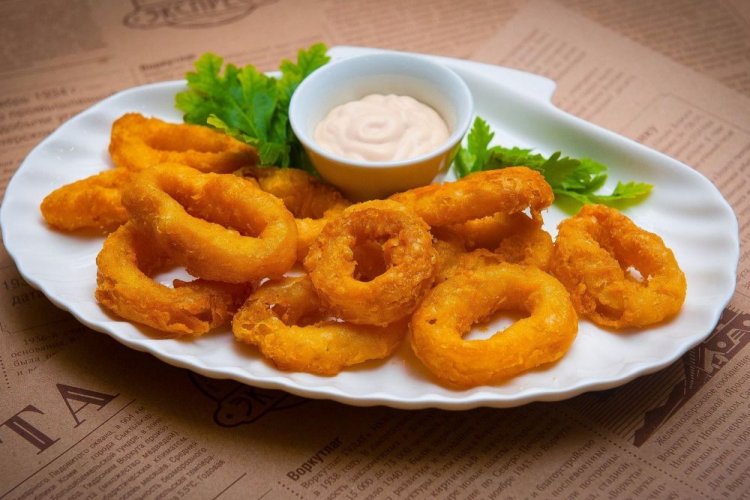 Calamares en rebozado de queso y mostaza